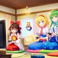 東方　霊夢　魔理沙　早苗　アリス　テレビゲームをしている 3枚目