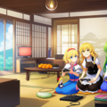 東方　霊夢　魔理沙　早苗　アリス　テレビゲームをしている 8枚目