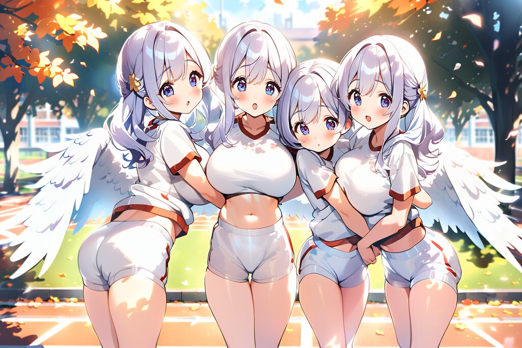 グラウンドの天使姉妹