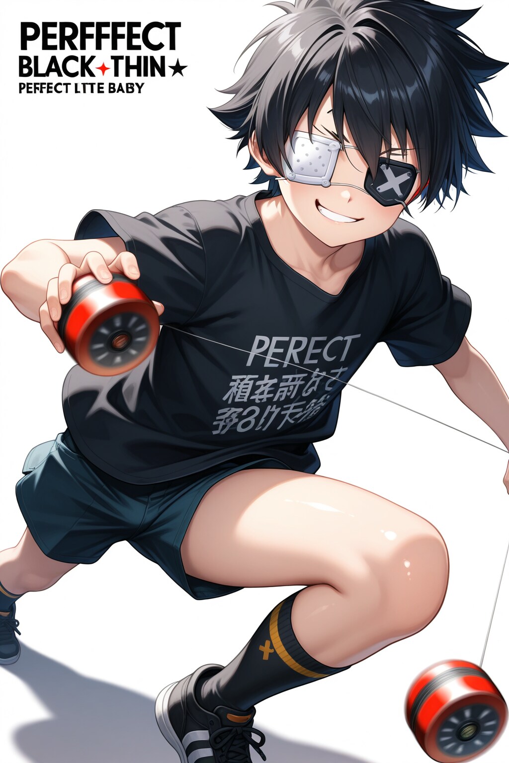 デュアル眼帯モード照太（うちの子オリジナル）