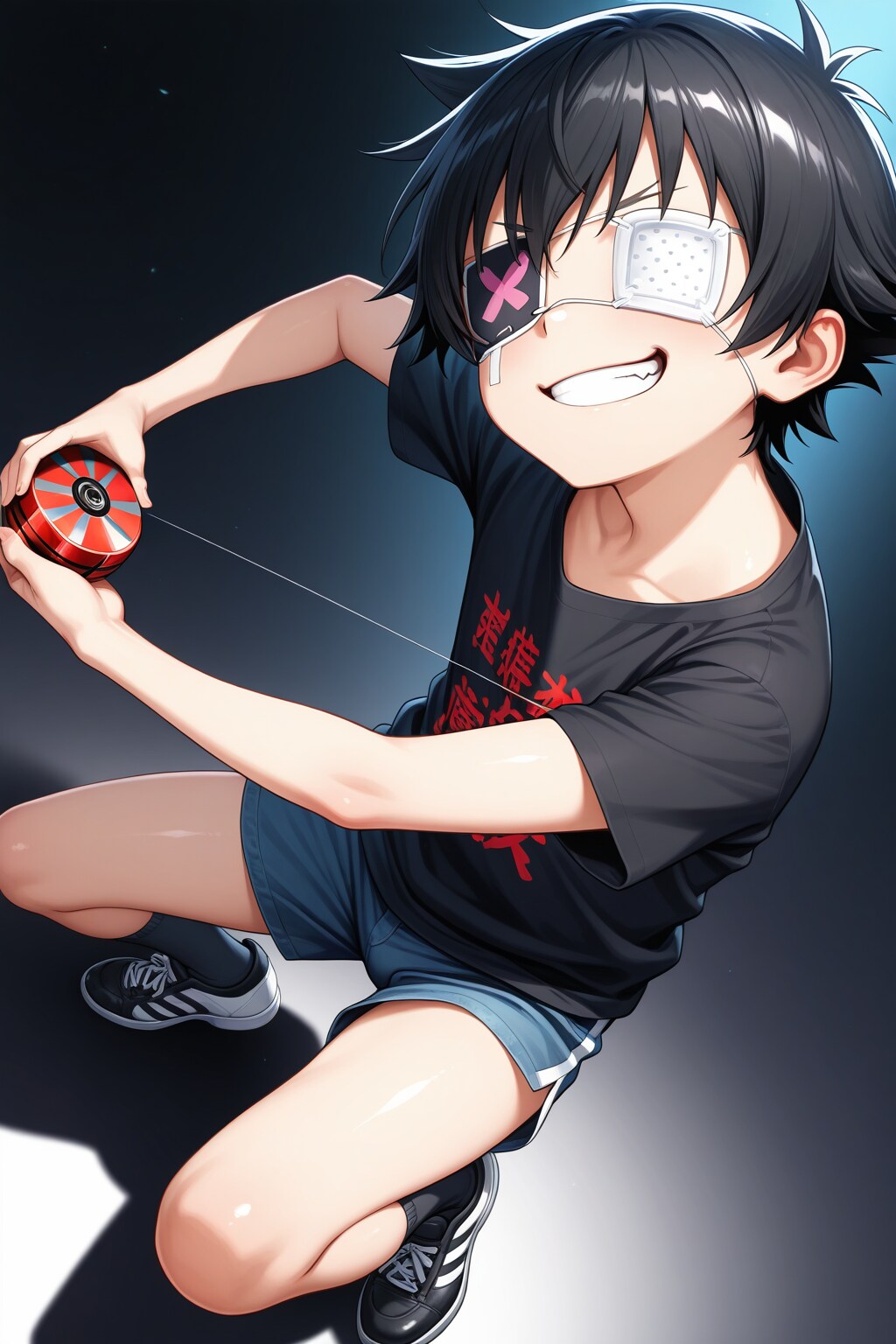 デュアル眼帯モード照太（うちの子オリジナル）