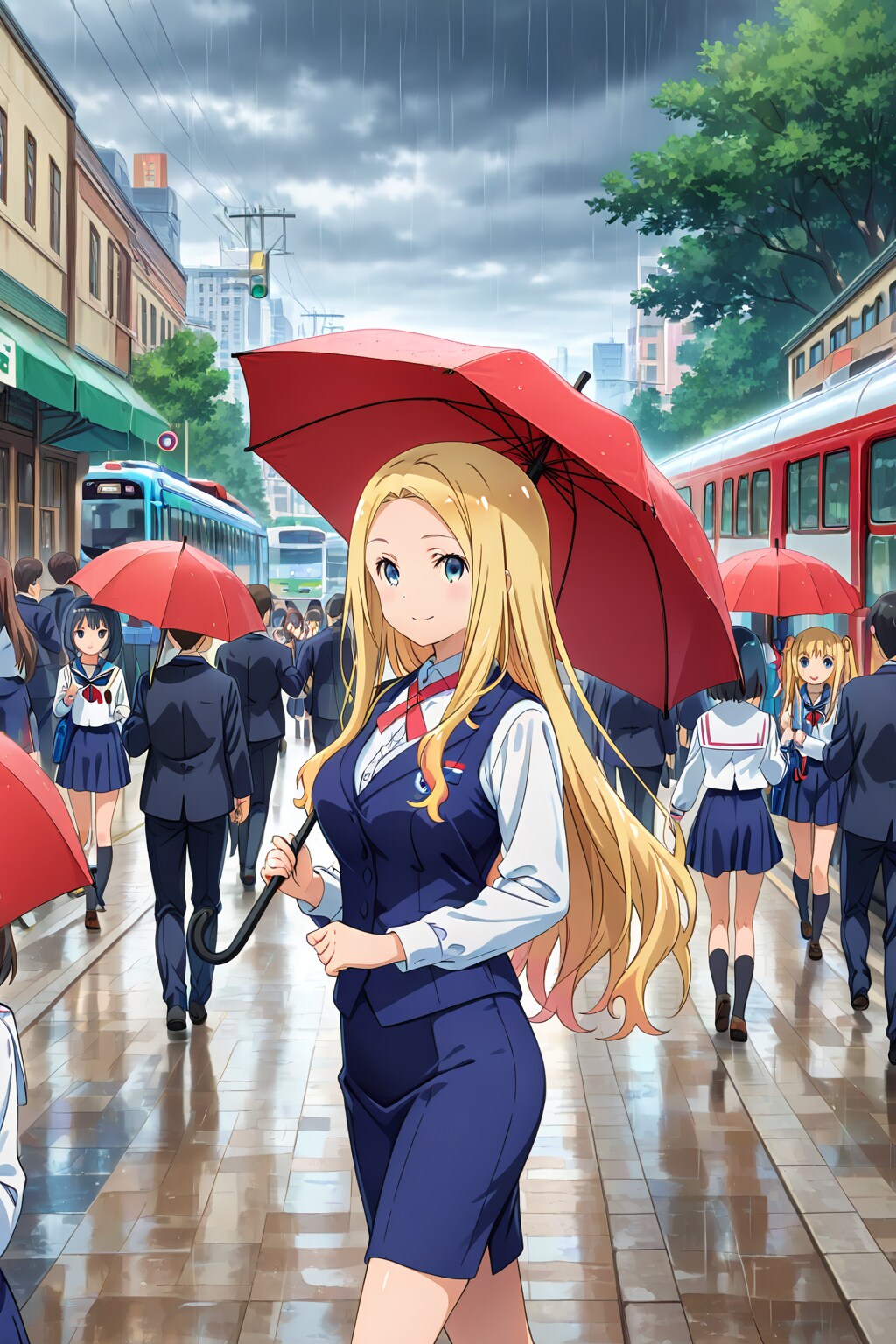 雨の修学旅行ガイド