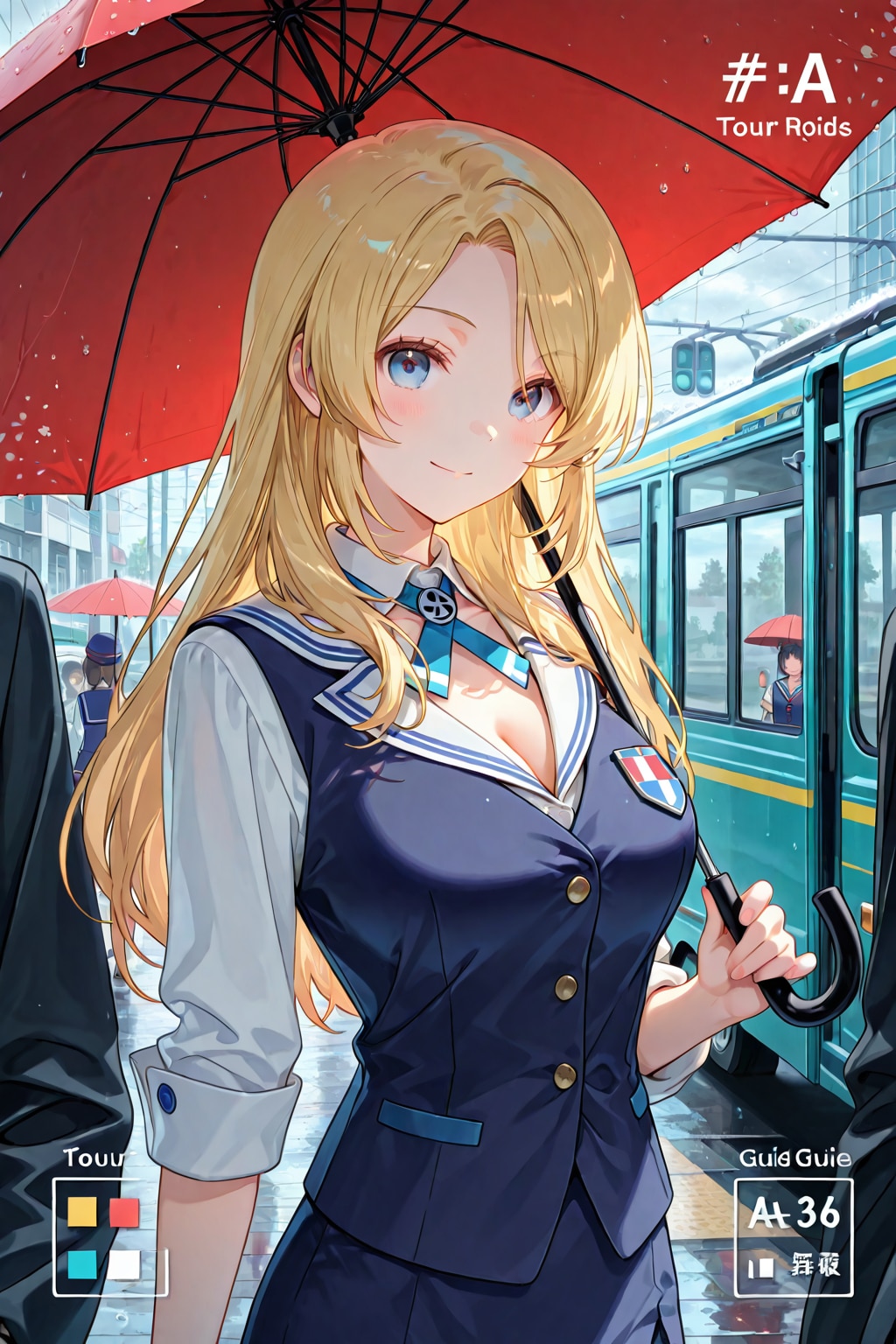 雨の修学旅行ガイド