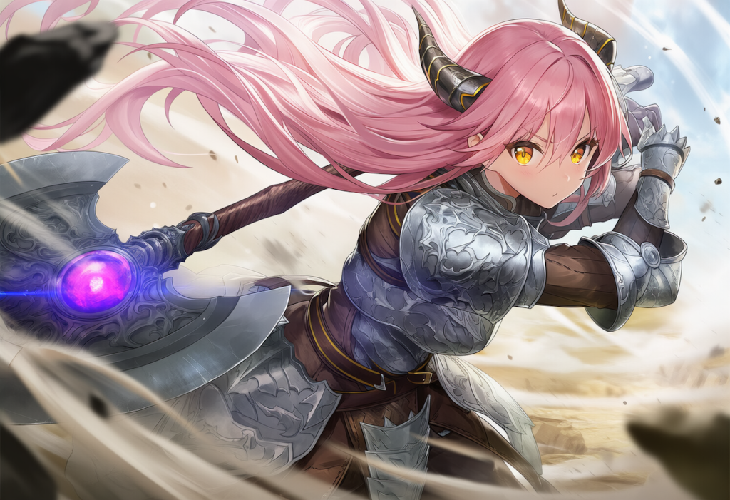 唸れ、真空の斧よ！