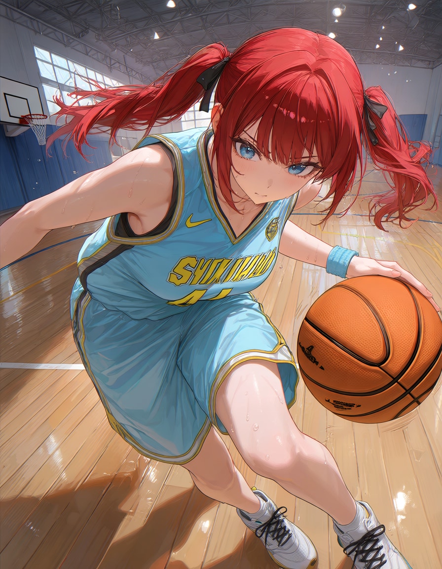 バスケな斉田実亜ちゃん