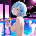 ナイトプールデート(貸し切り) 5枚目