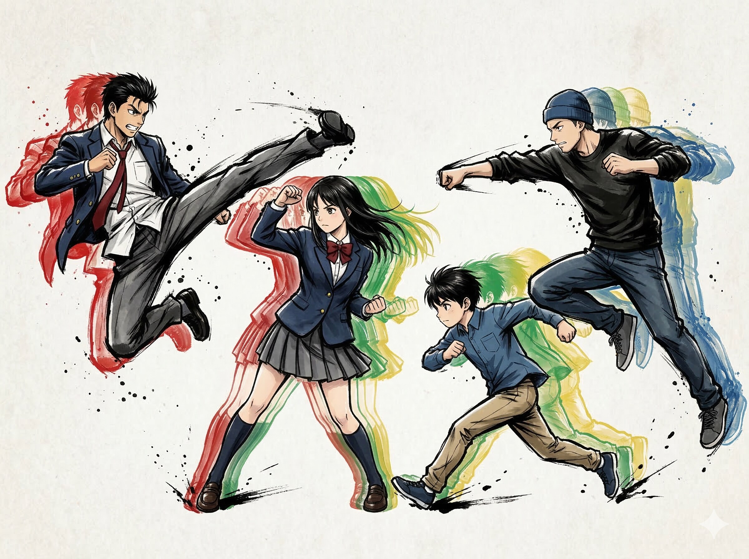 4人組 88 | の人気AIイラスト・グラビア