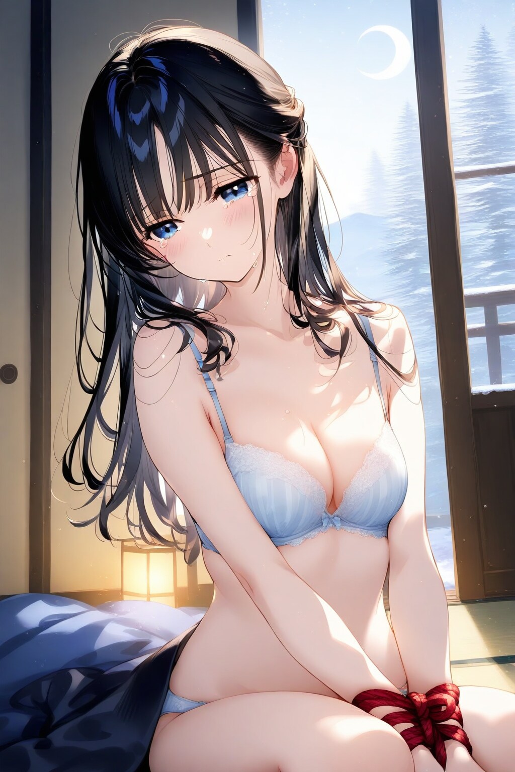 両手首を縛られた葵さん
