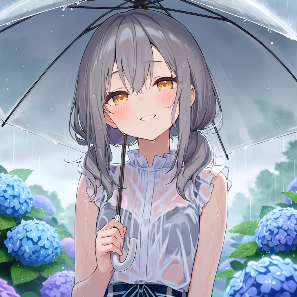 傘があっても濡れちゃった