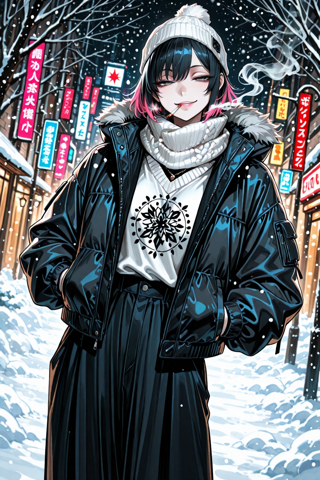 夜の街　その２１ | の人気AIイラスト・グラビア