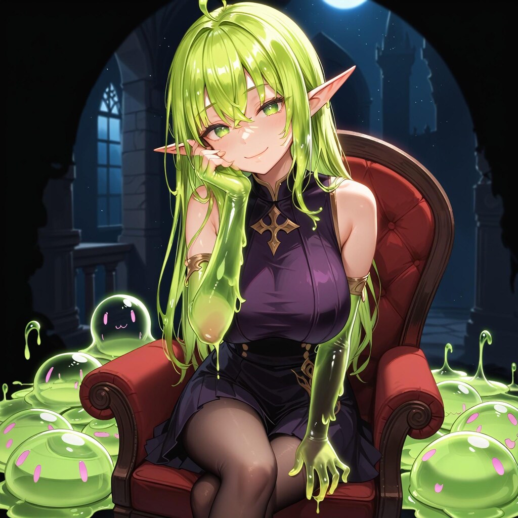 緑スライムの御御足