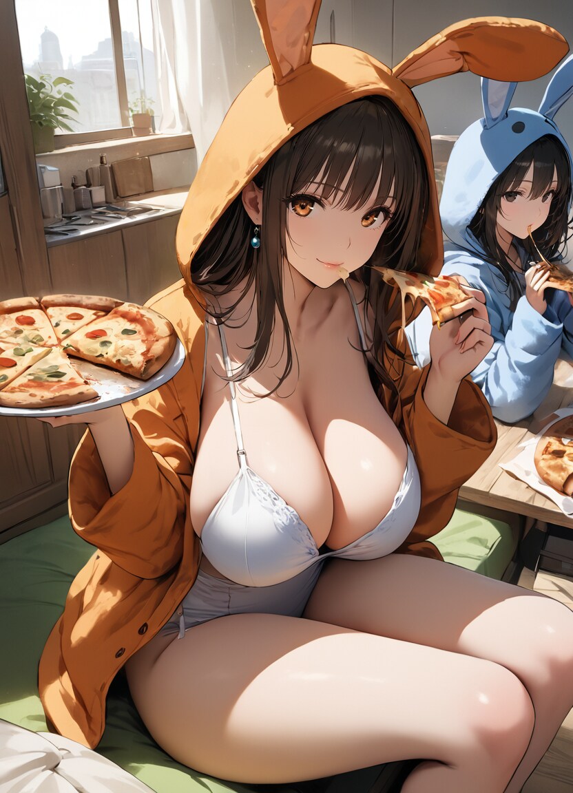 着ぐるみピザパじゃー「あなたもたべる？」