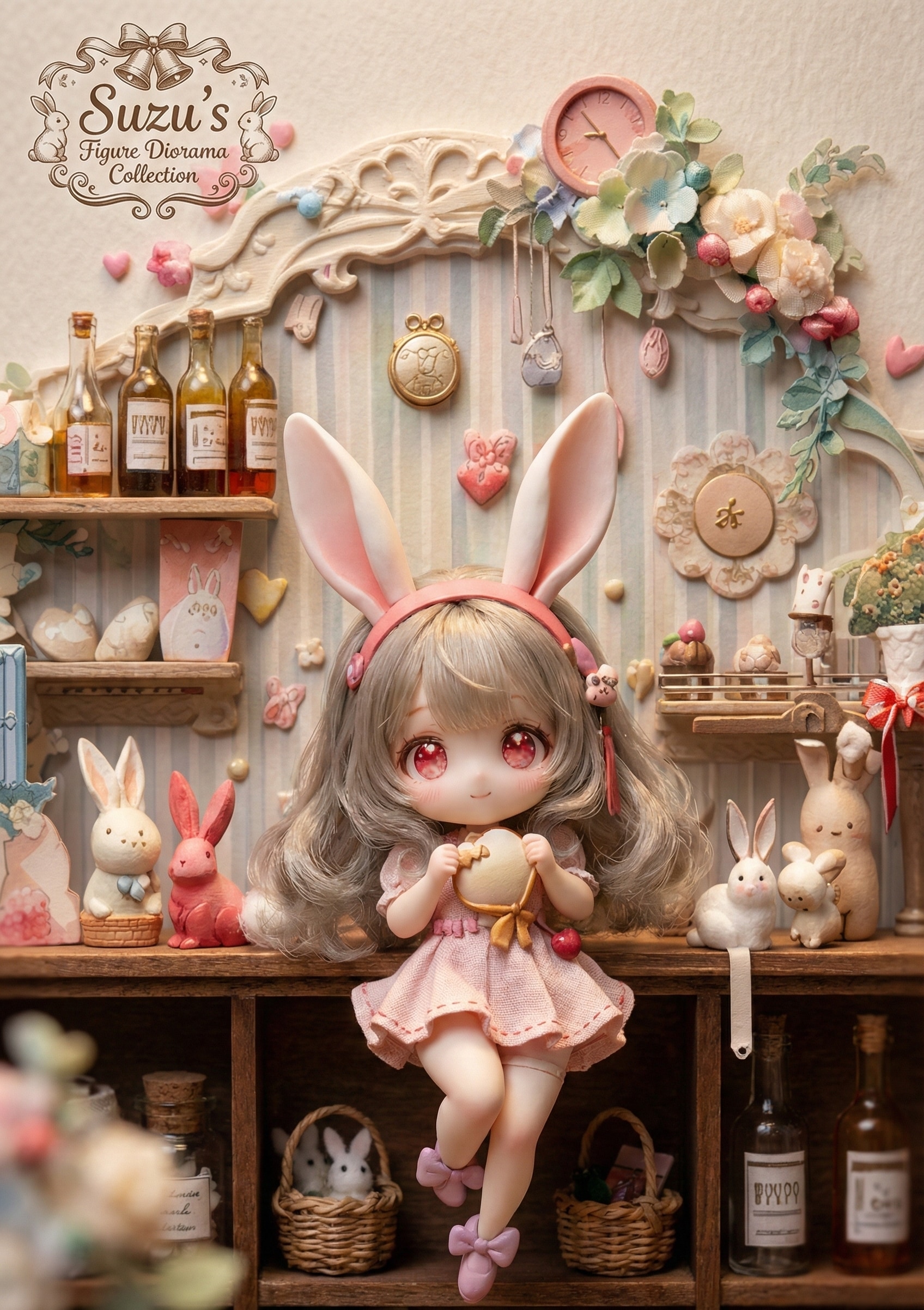 バニーガールがいるお店(ただの喫茶店ですが？) | の人気AIイラスト・グラビア