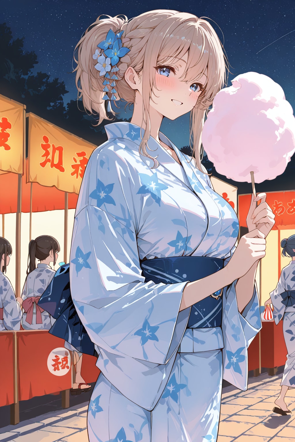 夏祭りの夜