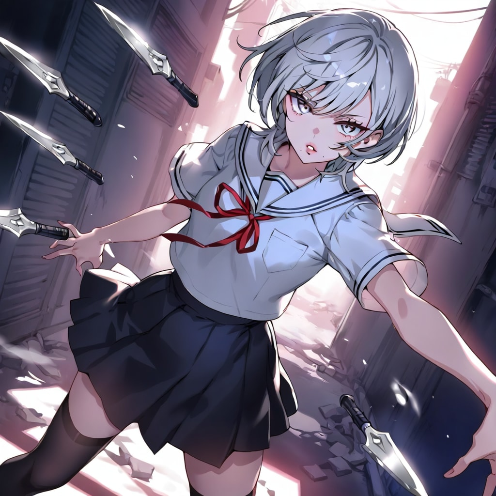 試作　ナイフ使いの少女