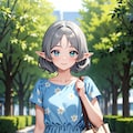 エルフのお嬢さん(街で見つけたかわいい娘風) 5枚目