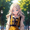 エルフのお嬢さん(街で見つけたかわいい娘風) 3枚目
