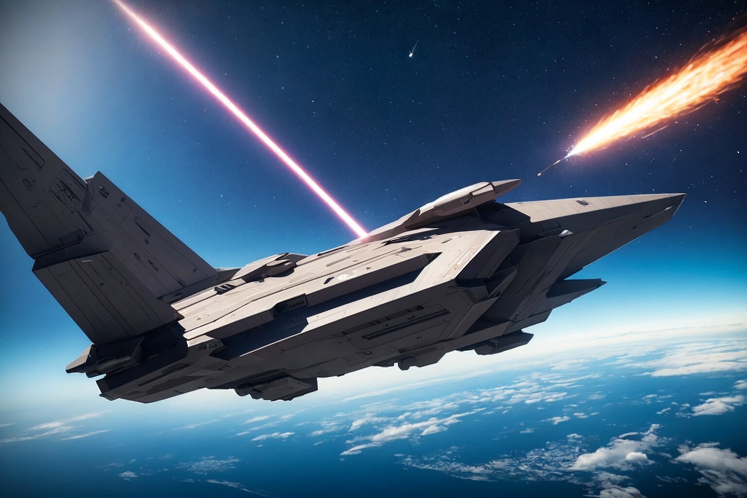 ミサイル命中直前の瞬間 | の人気AIイラスト・グラビア