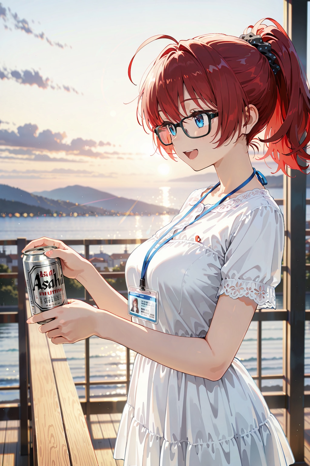 観光地めぐりのジト目先生 Y724