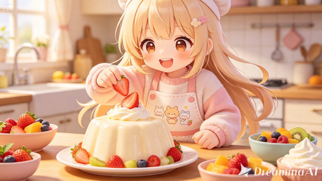 プリン作り大好き２【エプロン女子】（22/100）