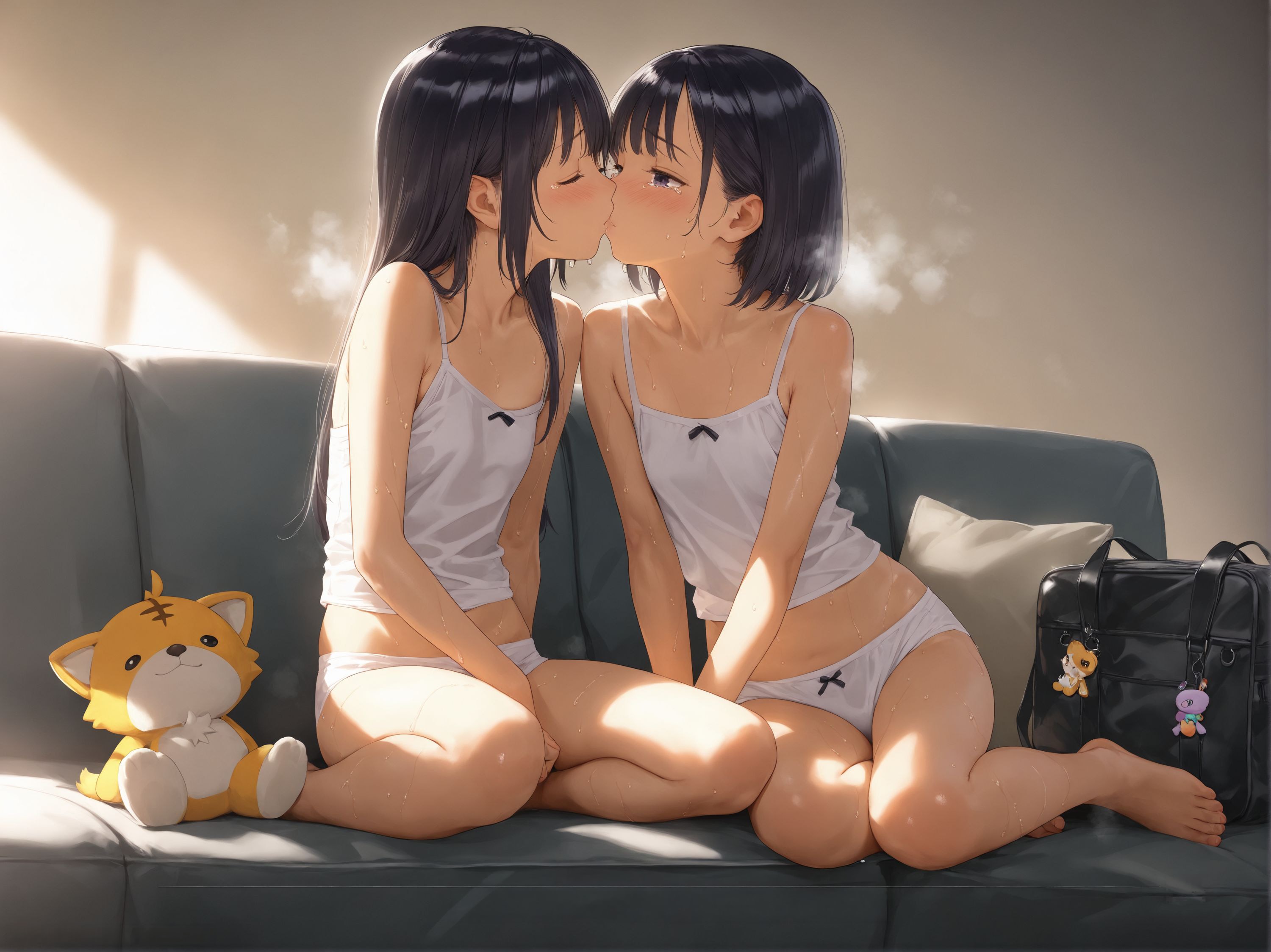 オナニーを覚えた愛娘withおともだち「重なる影、二人の娘」