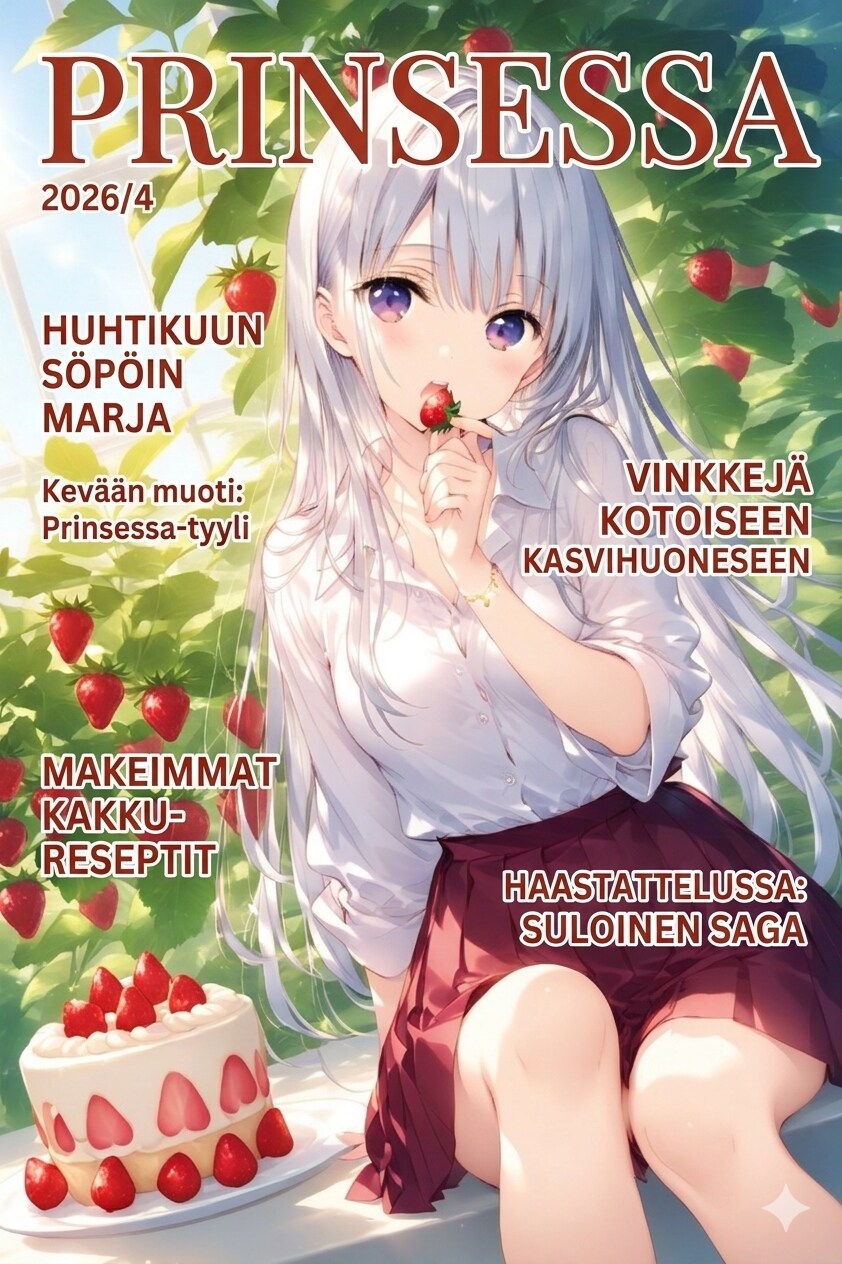 雑誌の表紙風に