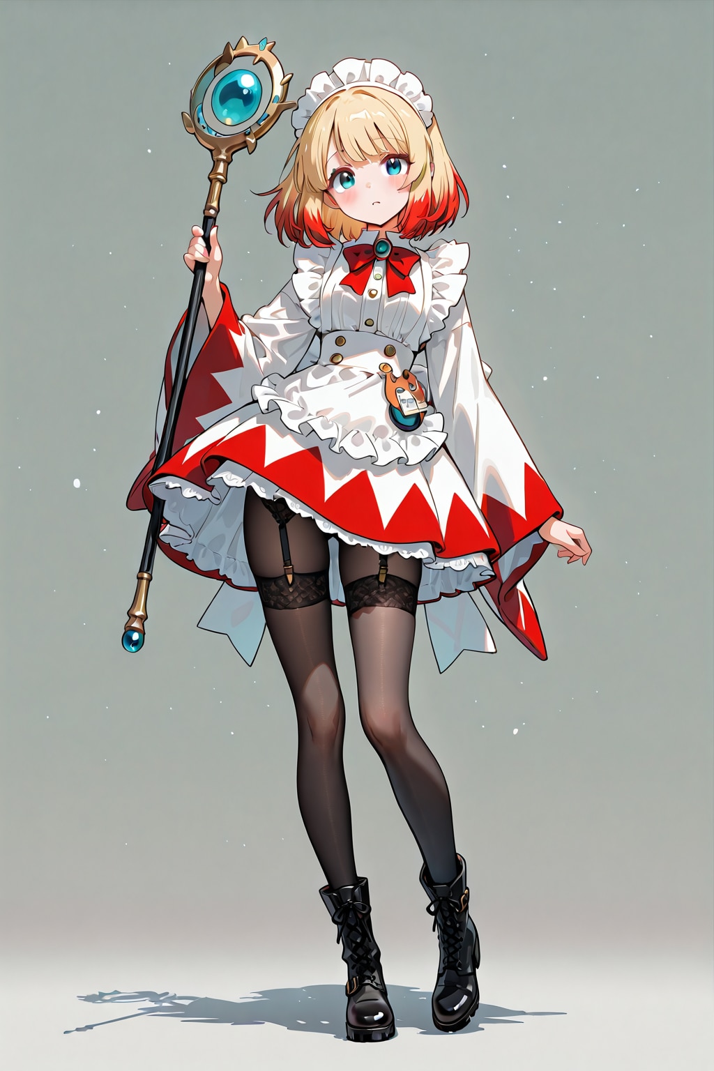 白魔道士メイド | の人気AIイラスト・グラビア