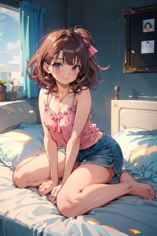キャミソールの少女