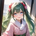 ミクさん着物 6枚目