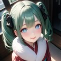 ミクさん着物 4枚目