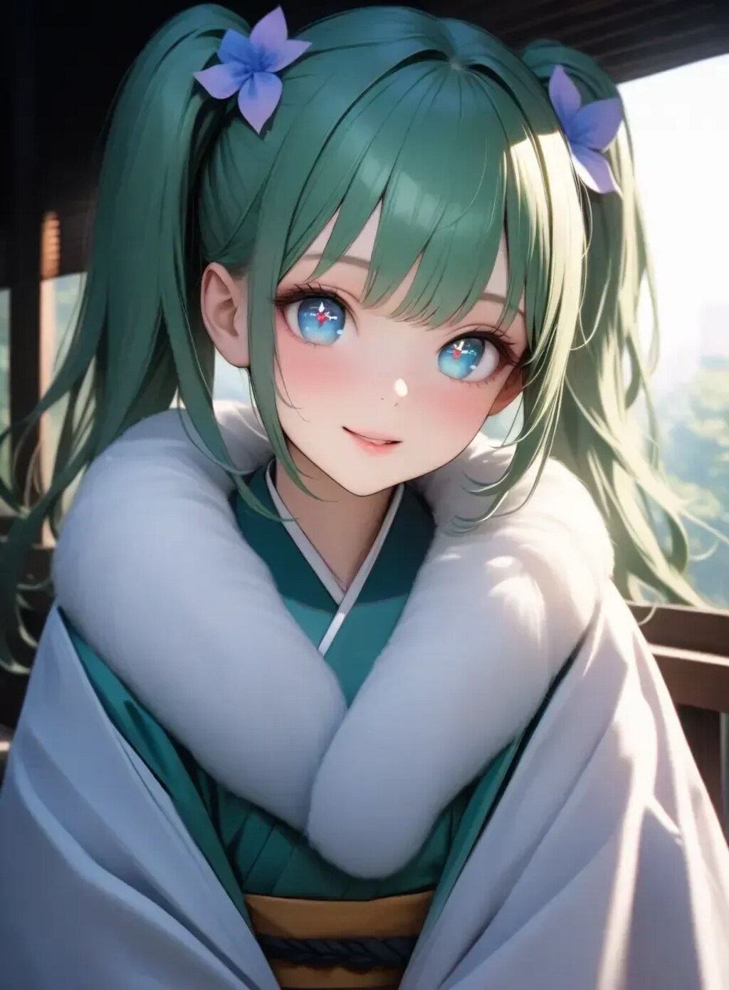 ミクさん着物