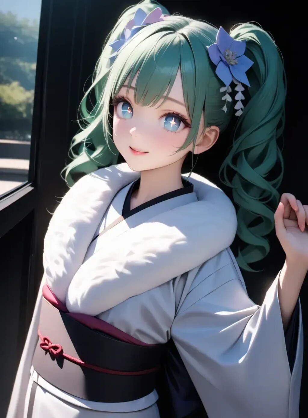 ミクさん着物