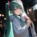 ミクさん着物 8枚目