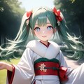 ミクさん着物 11枚目