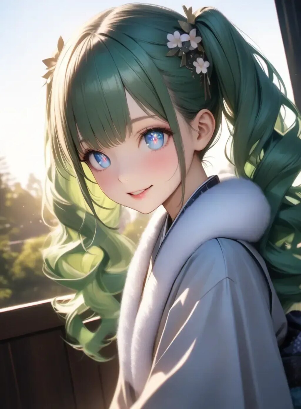 ミクさん着物
