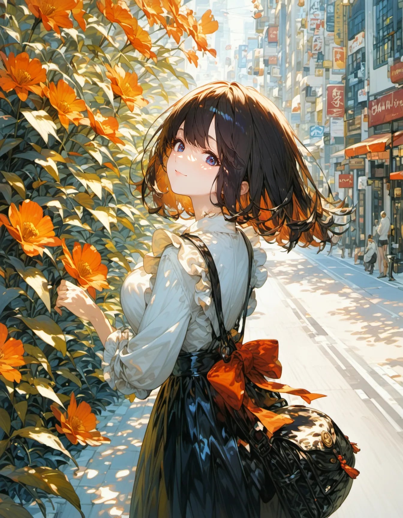 Petals of the Urban Morning | の人気AIイラスト・グラビア