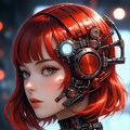 cosmic android red girl 8枚目