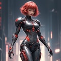cosmic android red girl 5枚目