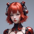 cosmic android red girl 6枚目