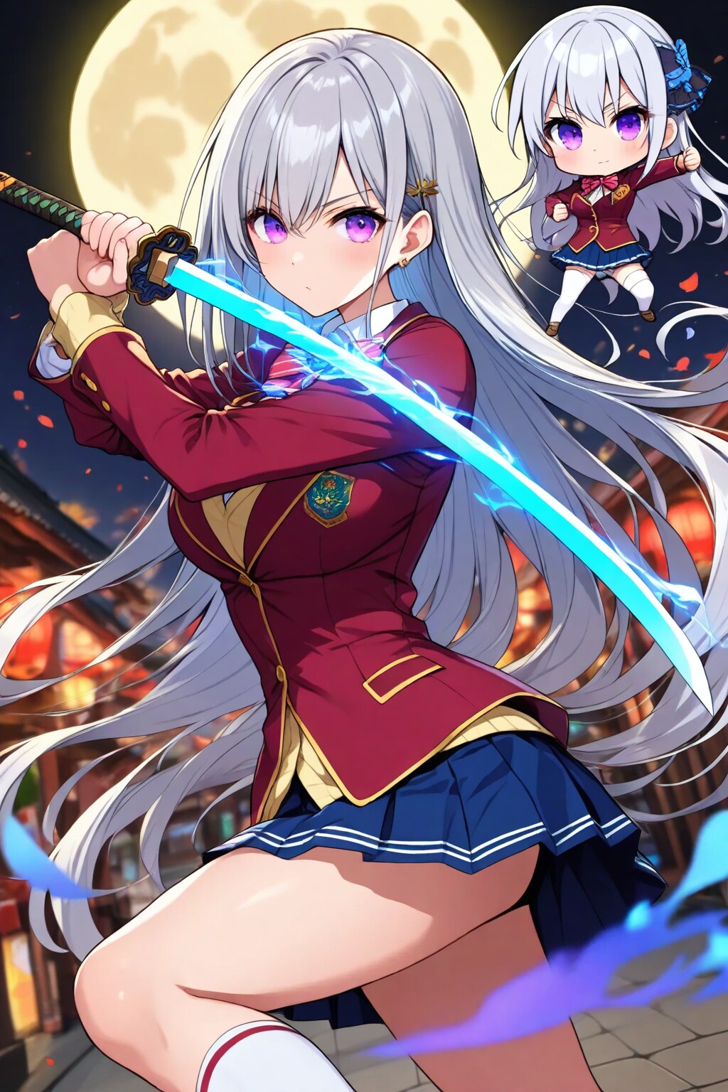 PRISMで銀髪少女