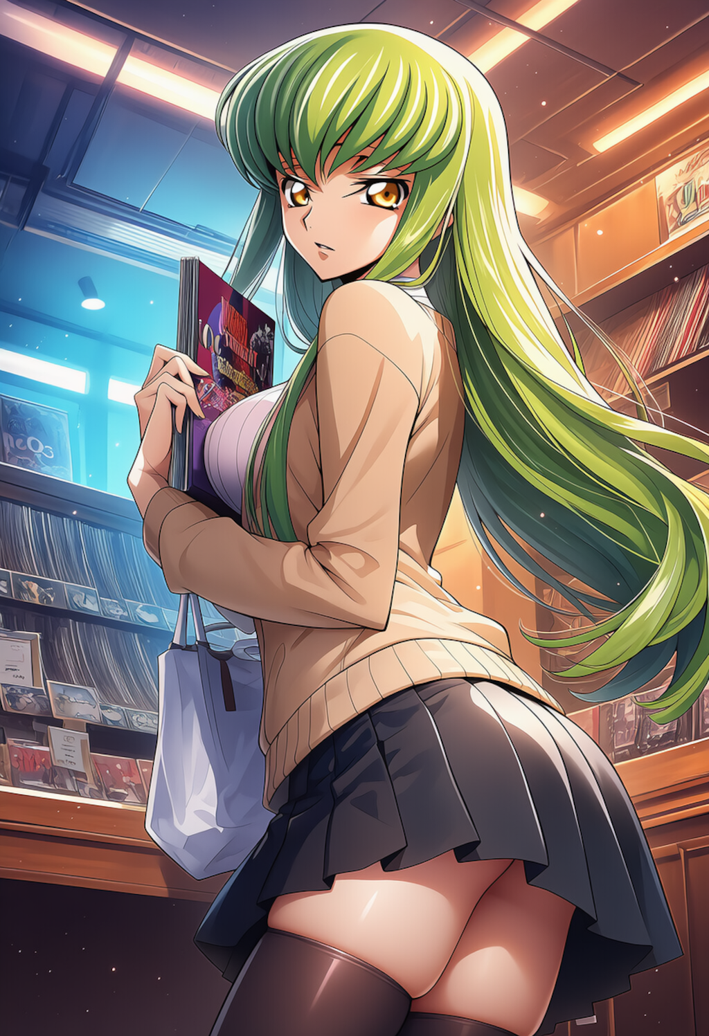 紙の香りと視線 ― Sleeve Art, Secret Heat