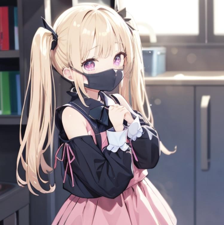 黒いマスク2☆ | の人気AIイラスト・グラビア