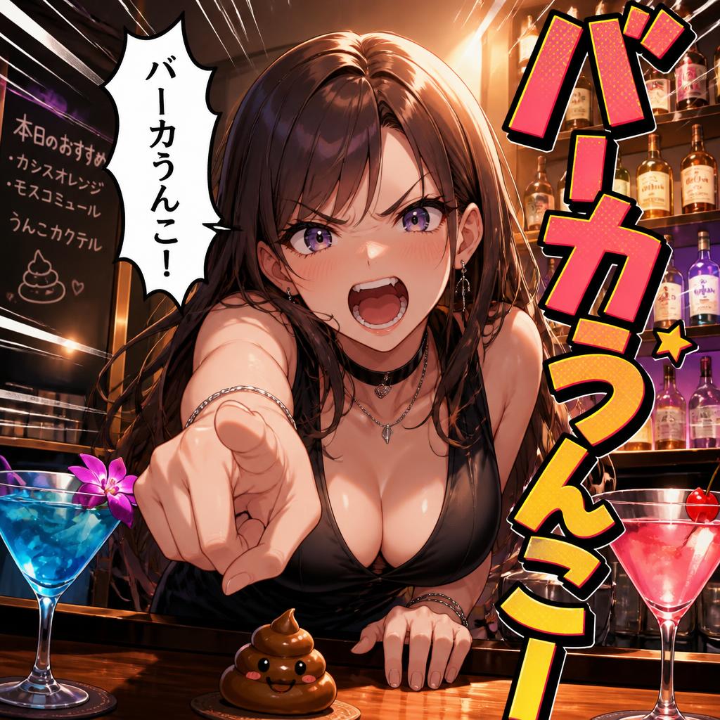 バーカうんこー！