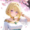 黄金蓮の着物 2枚目