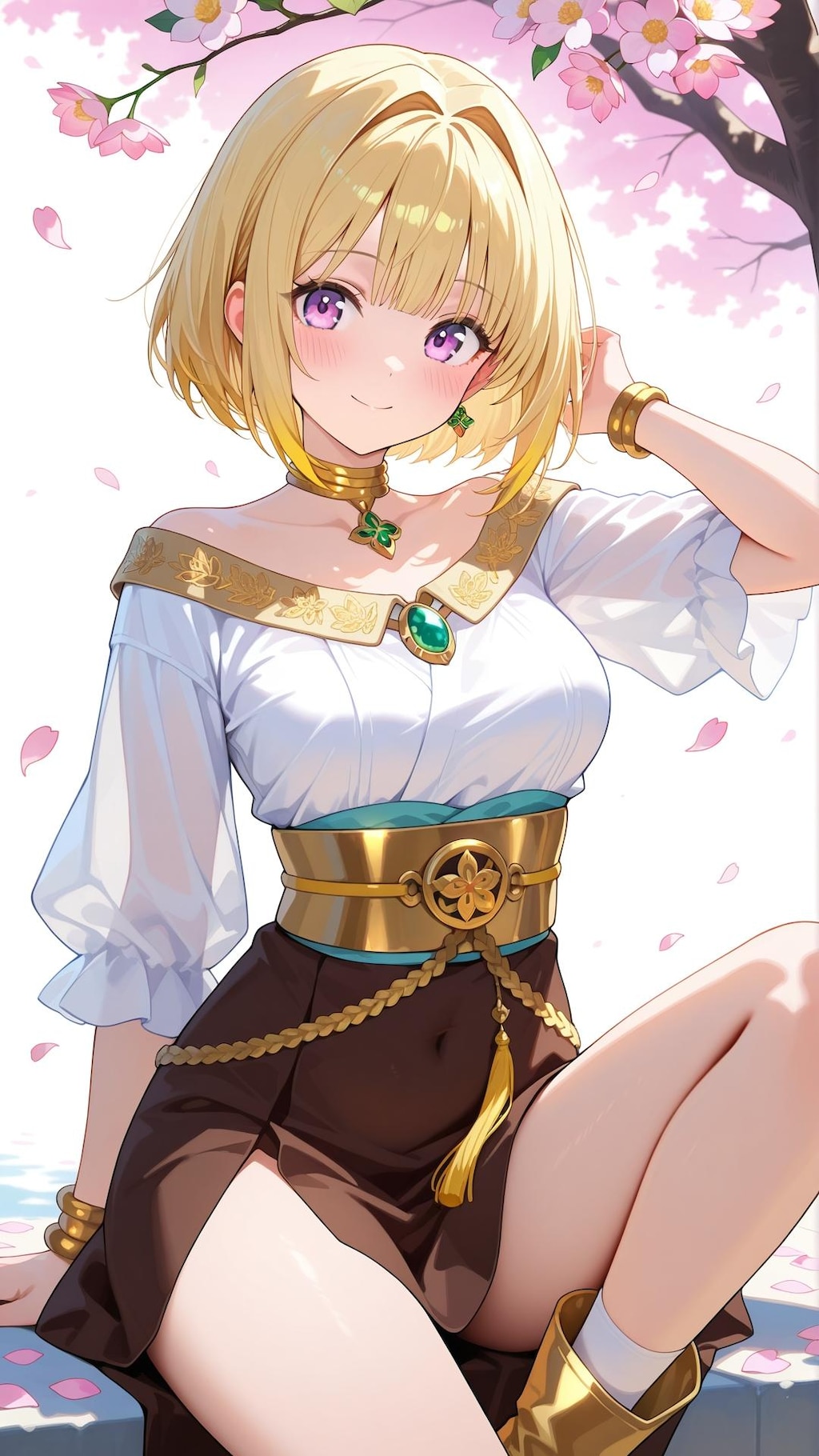 黄金蓮の着物