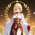 黄金蓮の着物 8枚目