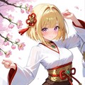 黄金蓮の着物 5枚目