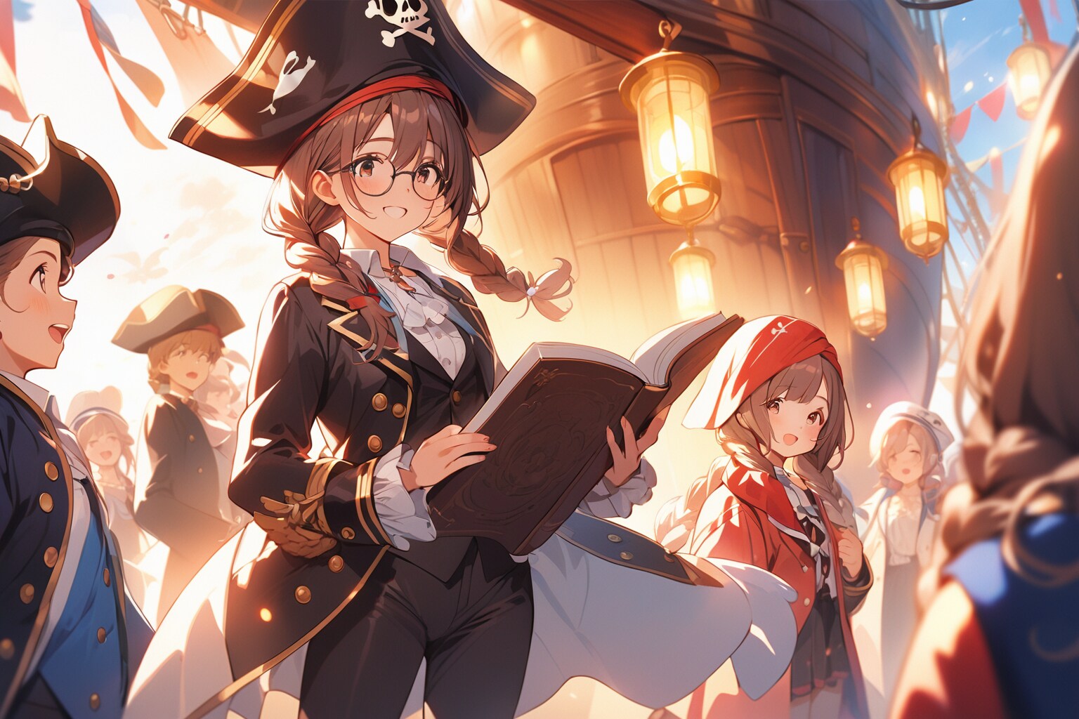 テーマパークで読み聞かせ会