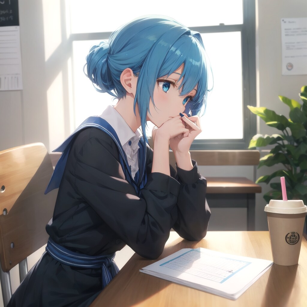 カフェでのひと息 | の人気AIイラスト・グラビア