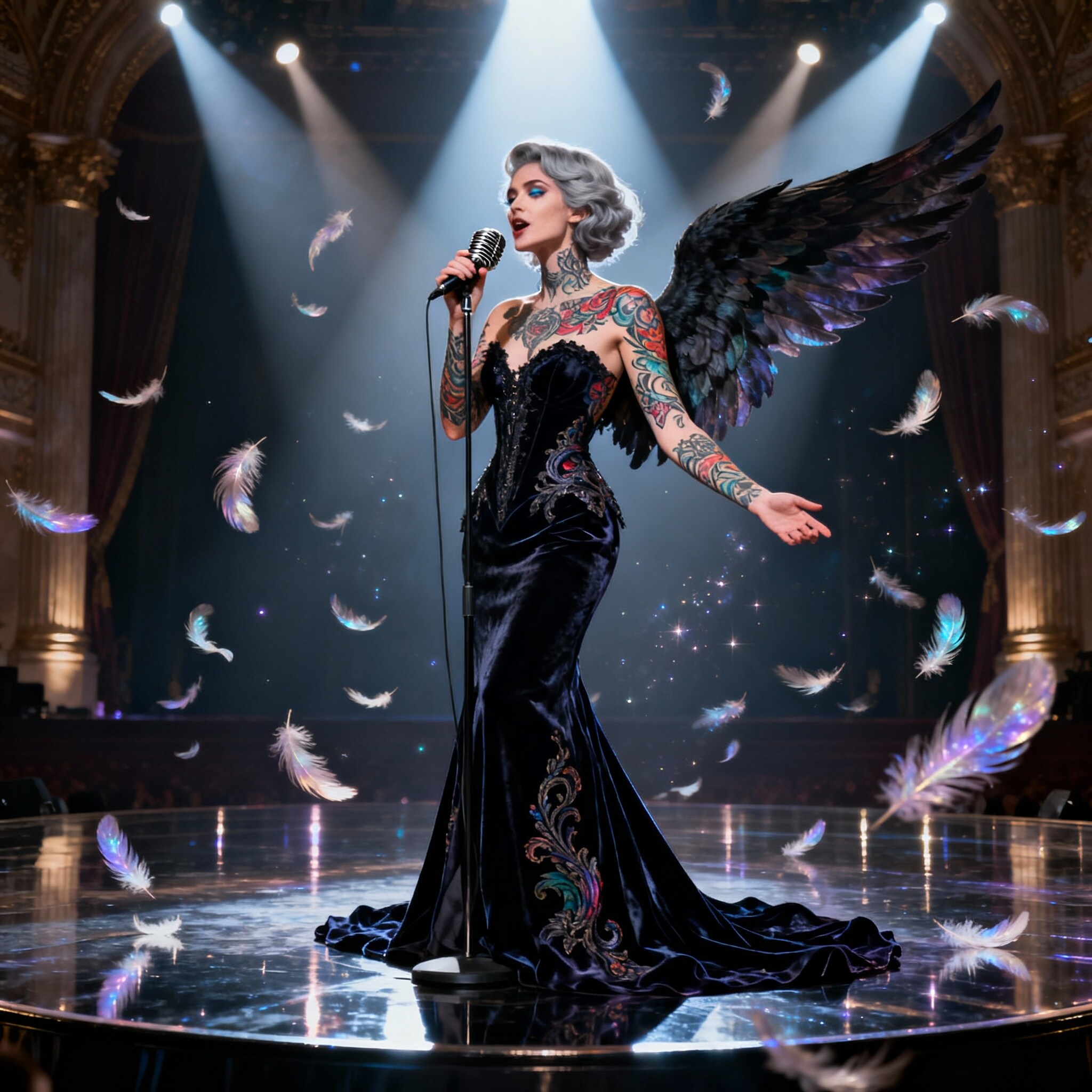 刺青の歌姫は眠らない | の人気AIイラスト・グラビア